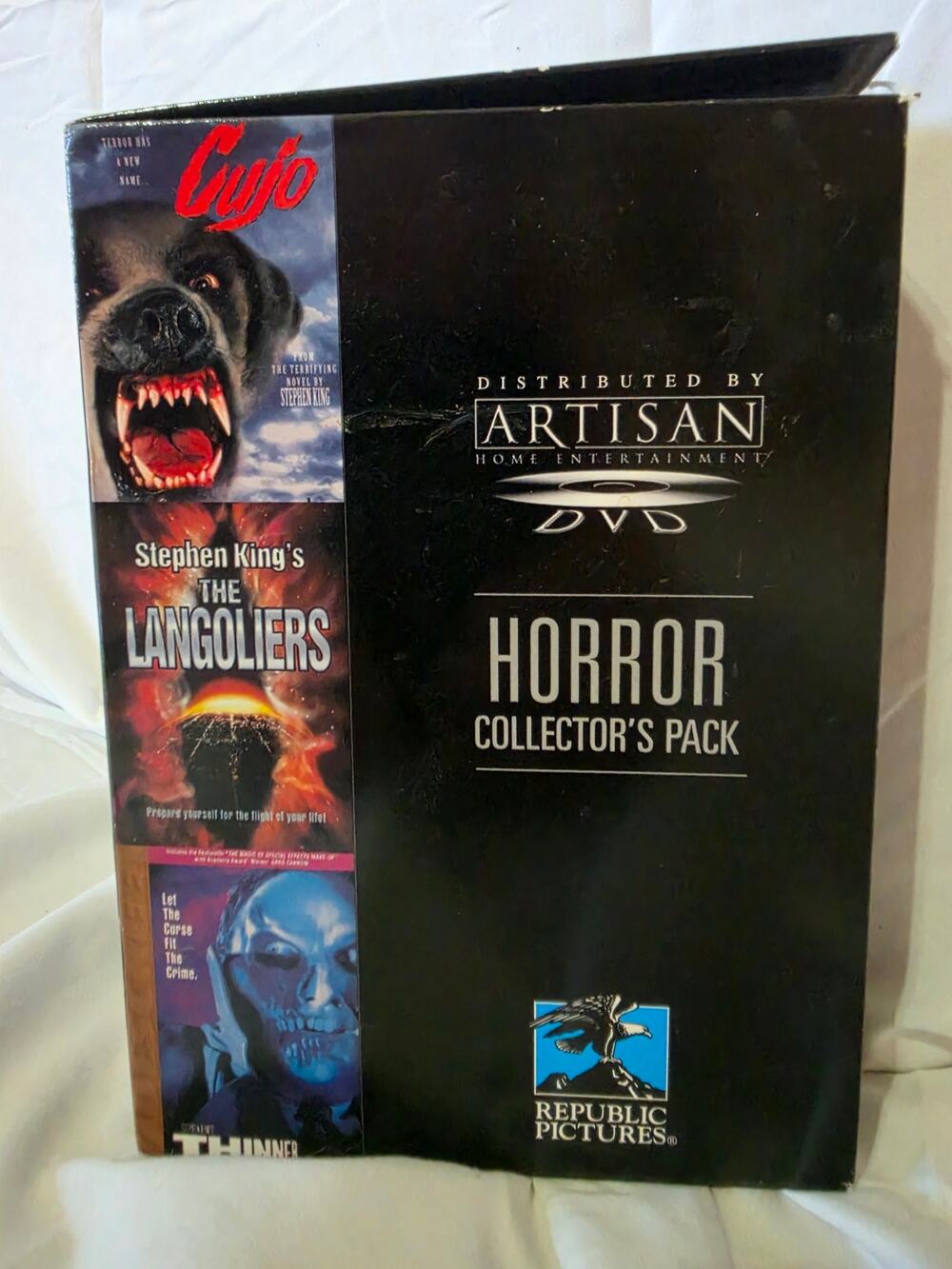 Horror Collector's Pack:Cujo The Langoliers  Thinner (DVD, 1999, 3-Disc Box Set)